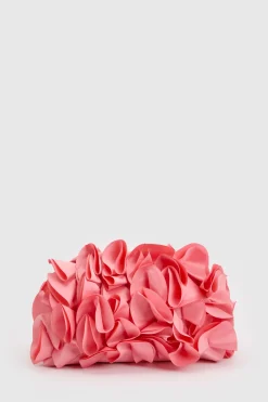 Sac Pochette Estelle En Satin À Fleurs Avec Bandoulière