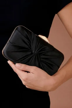 Sac Pochette Torsadé En Satin Beaut