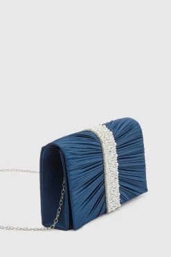 Coast Sacs Pochettes Dahlia En Satin Plissé Et Ornés De Perles< Pochettes|Sacs À Main