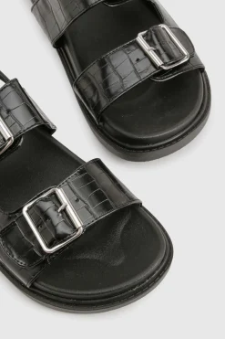 boohoo Sandale Papa Sportive à Double Bride et Coupe Large< Sandales
