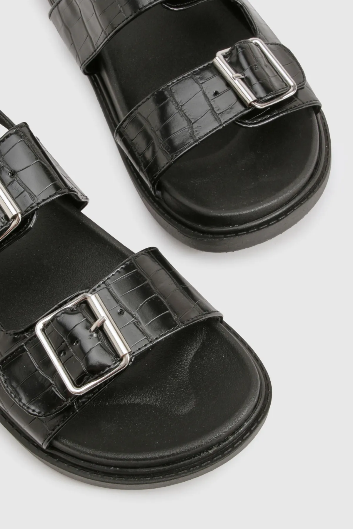boohoo Sandale Papa Sportive à Double Bride et Coupe Large< Sandales