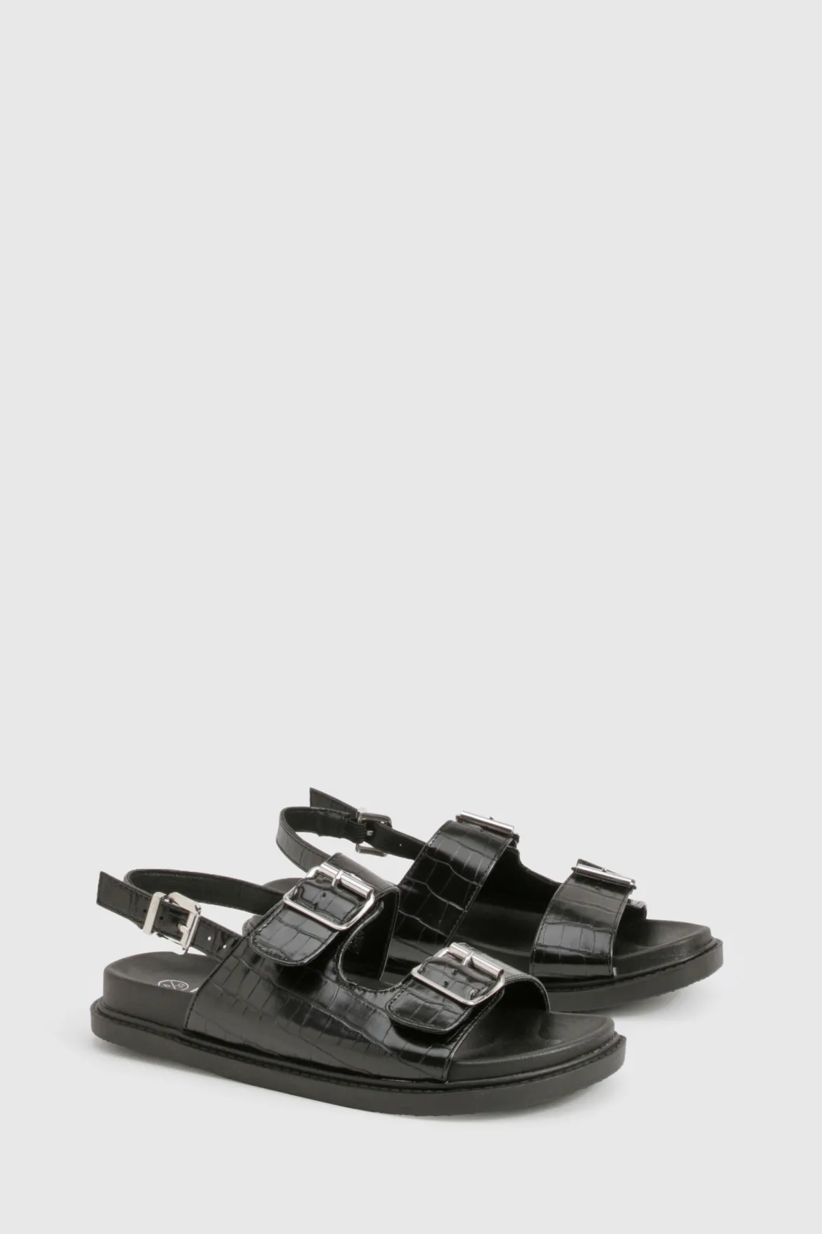 boohoo Sandale Papa Sportive à Double Bride et Coupe Large< Sandales