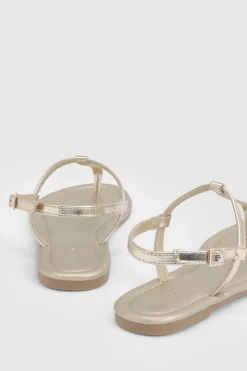Sandales À Bride Arrière Et Entre-doigt