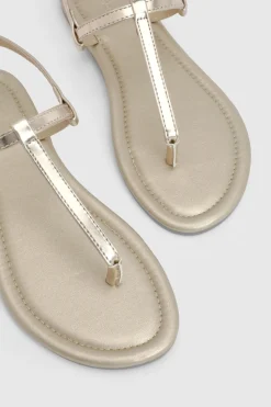 Sandales À Bride Arrière Et Entre-doigt