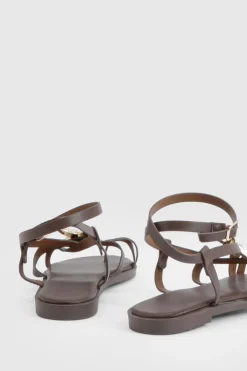 boohoo Sandales À Bride Entre Les Orteils Avec Ornements Étoiles De Mer< Looks Chocolat|Sandales
