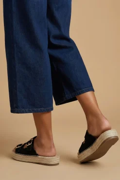 Sandales Bridget À Semelle Anatomique Avec Détails Festonnés En Synthétique Et Boucle