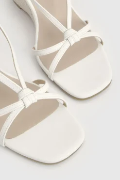 Sandales Compensées À Brides Ouvertes