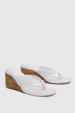 boohoo Sandales Compensées En Liège À Bride Entre-doigts< Chaussures Festives|Chaussures À Talons
