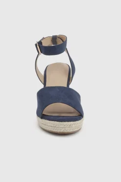 Dorothy Perkins Sandales Compensées Espadrilles Rebekah À Bout Ouvert En Synthétique< Sandales|Sandales Compensées