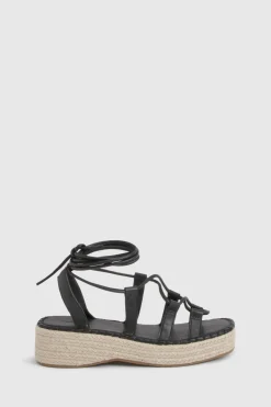 boohoo Sandales Compensées Espadrilles À Lanières Style Gladiateur< Sandales