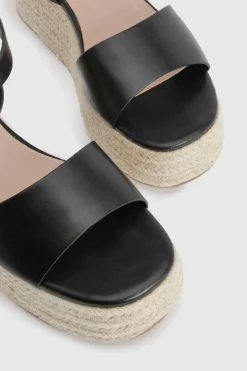 Sandales Compensées Plateforme À 2 Brides