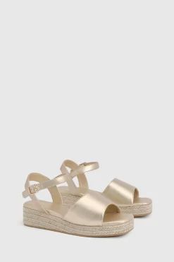 boohoo Sandales Compensées Plateforme À 2 Brides Coupe Extra Large< Chaussures Festives|Chaussures À Talons