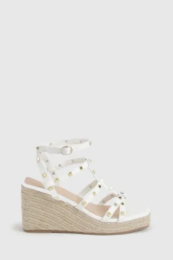 boohoo Sandales Compensées Style Gladiateur À Clous< Chaussures À Talons|Sandales Compensées