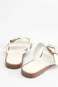 boohoo Sandales Croisées À Boucle Surdimensionnée< Sandales