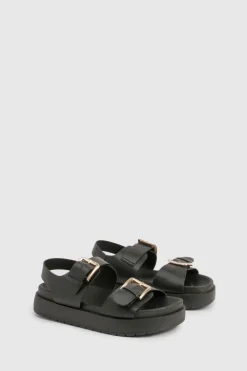 boohoo Sandales Dad massives à détail boucle< Sandales