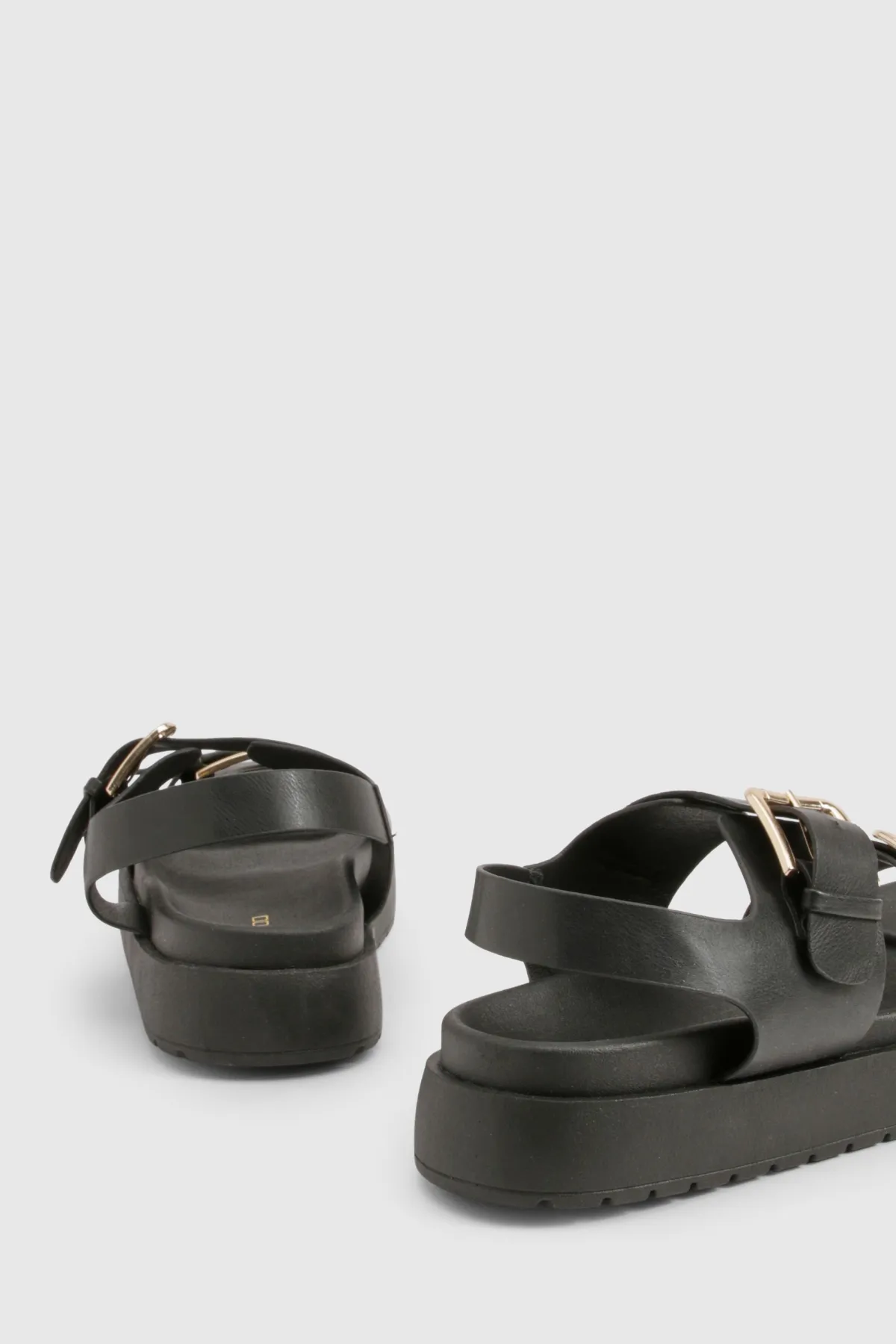 boohoo Sandales Dad massives à détail boucle< Sandales