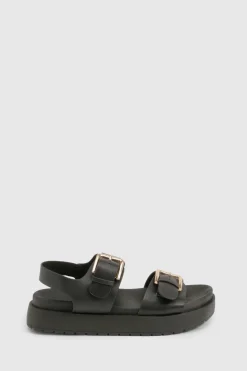 boohoo Sandales Dad massives à détail boucle< Sandales