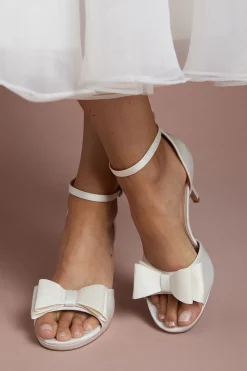 Coast Sandales de Mariée Tala en Satin à Nœud Structuré Talon Haut Plateforme< Chaussures À Talons|Sandales