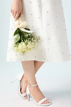 Coast Sandales De Mariée À Talons Plateforme En Synthétiquecuir Talia Coupe Large< Chaussures À Talons|Sandales