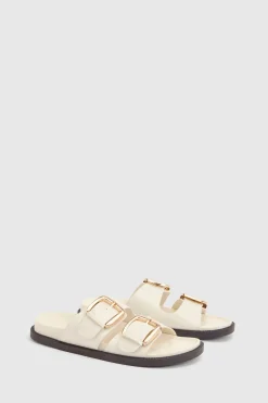 boohoo Sandales À Double Boucle Avec Semelle Anatomique< Sandales