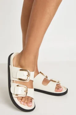 boohoo Sandales À Double Boucle Avec Semelle Anatomique< Sandales