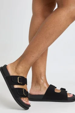 Sandales À Double Boucle En Synthétique