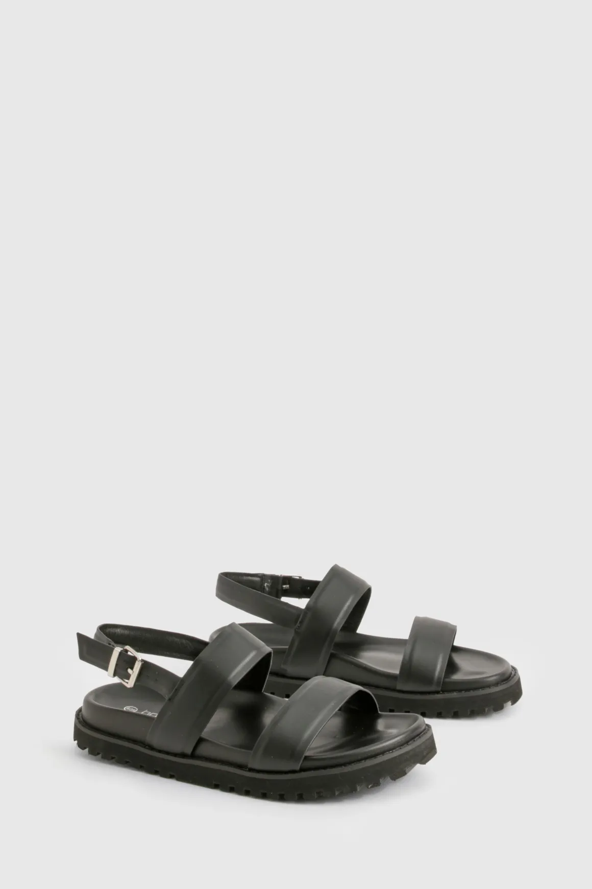 Sandales à double lanière pour pieds larges