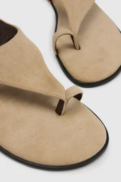 Sandales À Détail Entre-orteils En Synthétique
