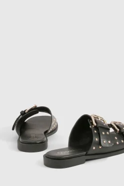 Sandales à détails cloutés