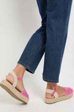 Oasis Sandales Espadrilles Tissées Sidnie Avec Détail Crochet< Sandales|Sandales Compensées