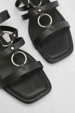 boohoo Sandales Gladiateur À Détails D'anneaux Métalliques< Sandales