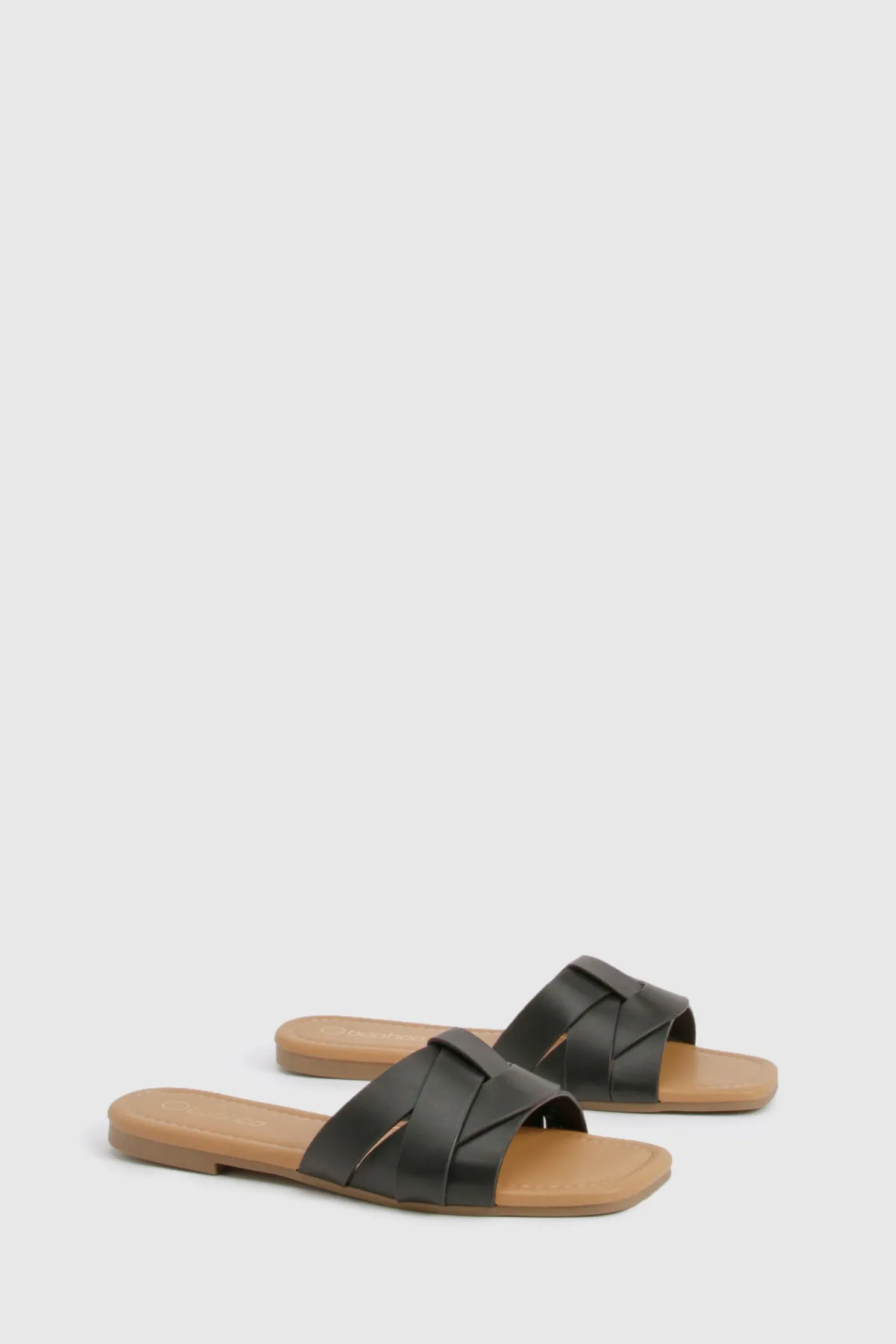 boohoo Sandales Mule Basique Tissées<Femme Sandales|Basiques