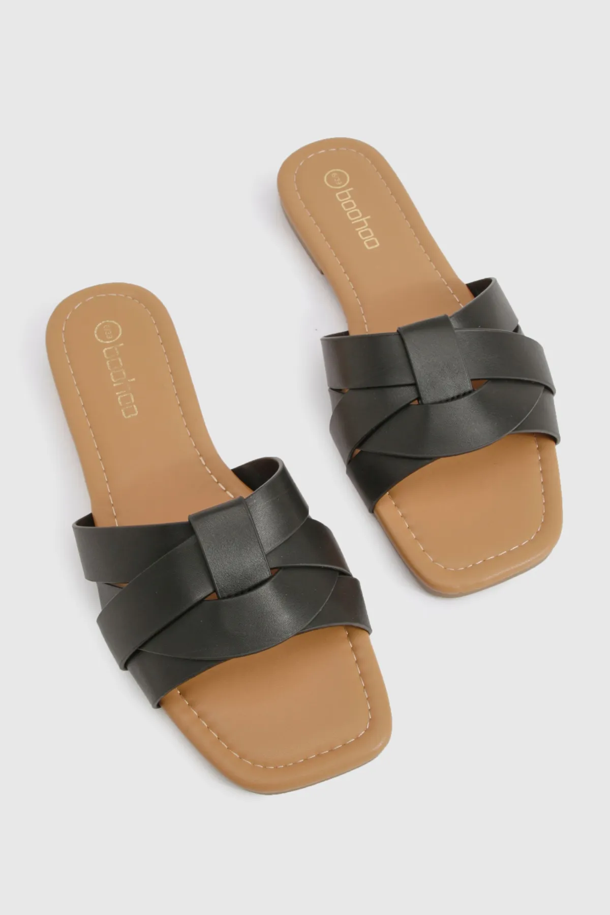 boohoo Sandales Mule Basique Tissées<Femme Sandales|Basiques