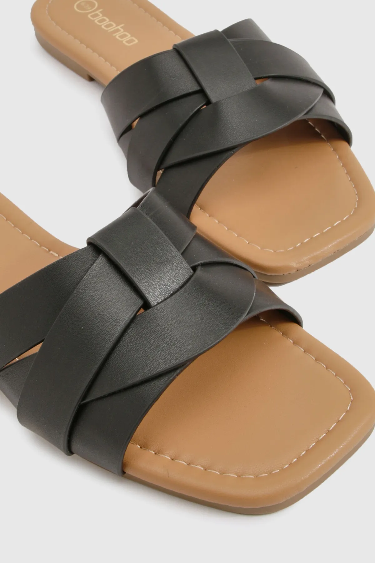 boohoo Sandales Mule Basique Tissées<Femme Sandales|Basiques