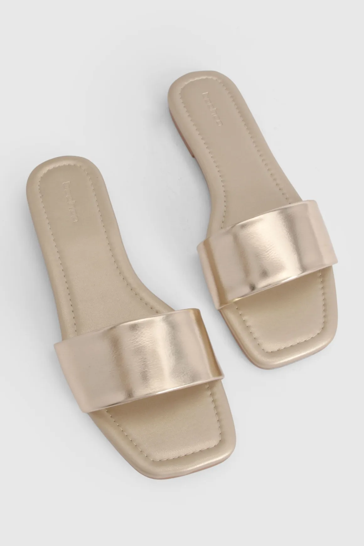 Sandales Mules Basiques À Bout Carré