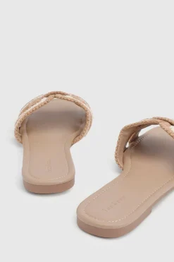 Sandales Mules À Découpes Crochet