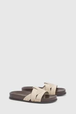 boohoo Sandales Mules À Détails Cloutés Et Semelle Intérieure En Synthétique< Sandales