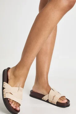boohoo Sandales Mules À Détails Cloutés Et Semelle Intérieure En Synthétique< Sandales