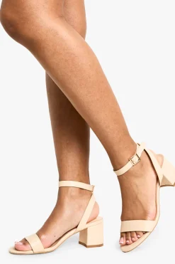 boohoo Sandales ouvertes à petit talon carré< Chaussures Festives|Chaussures À Talons
