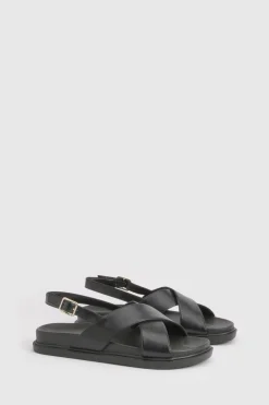 boohoo Sandales À Plateforme Avec Brides Croisées Et Boucle< Sandales