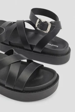 Sandales À Plateforme Avec Brides Croisées