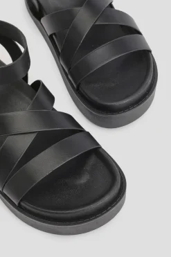 Sandales À Plateforme Avec Brides Croisées