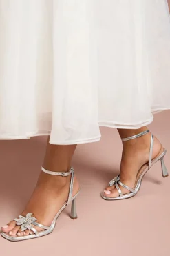 Coast Sandales à Plateforme et Talon Haut Taleesa à Coupe Large avec Détail Corsage Diamanté< Chaussures Festives|Chaussures À Talons
