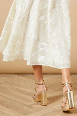 Sandales à Plateforme Evristine en synthétiquecuir à Brides et Talon Bloc
