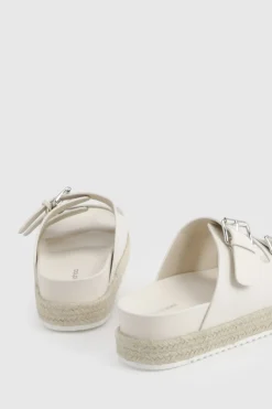 boohoo Sandales Plateformes À Double Bride Avec Détails Boucles< Sandales