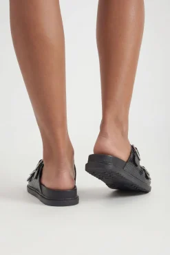 Sandales Plateformes À Double Bride Avec Détail Boucle