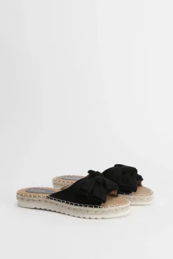 Oasis Sandales Plates Beccy En Synthétique Avec Nœud Décoratif< Sandales