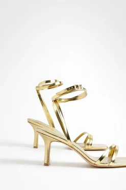boohoo Sandales Plates À Double Bride Coupe Large< Chaussures Festives|Chaussures À Talons