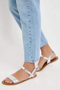 Dorothy Perkins Sandales Plates en Cuir Véritable Fidelia< Sandales
