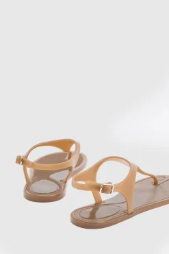 Sandales Plates En Plastique Patricia À Bride Arrière Et Entre-doigts